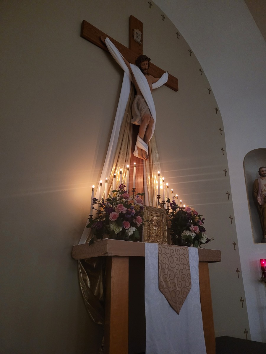Monthly Mass at Brookside Manor, Overbrook, KS